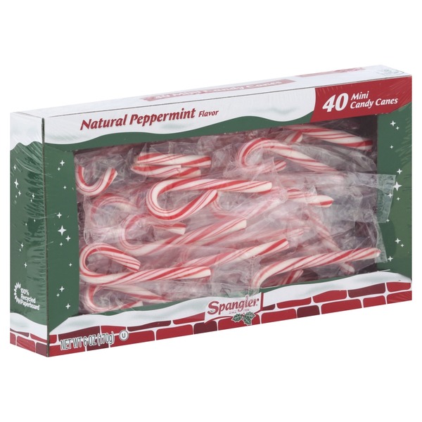 Spangler Mini Candy Canes, Peppermint Christmas Candy Same-Day Delivery ...
