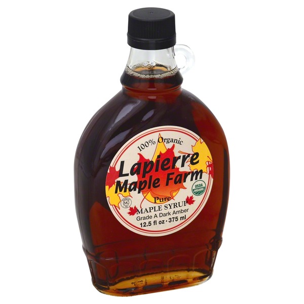 Lapierre Maple Farm Maple Syrup, Pure, Dark Amber (12.5 oz) Instacart