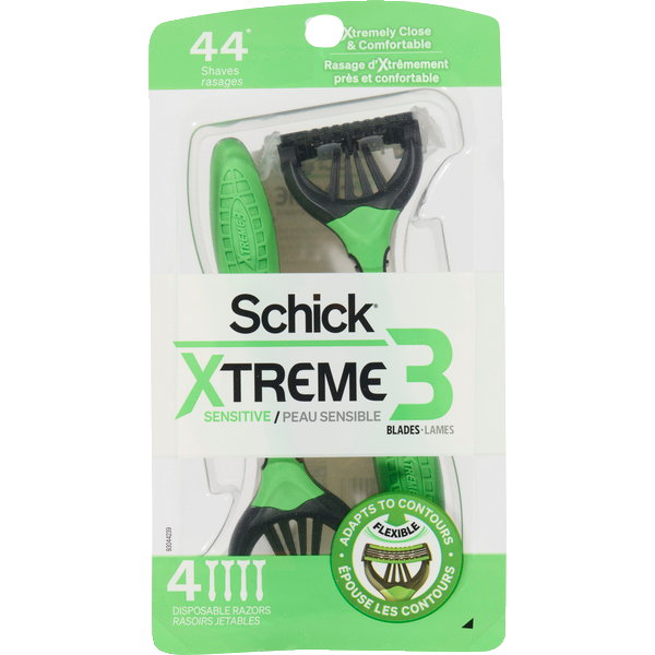 チーク Rasa Schick Xtreme 3 Sensitive Disposable Razors Same-Day Delivery | Rexall