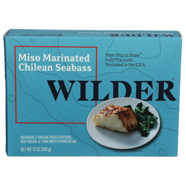 Wilder Seafood Miso Marinated Chilean Seabass Portion