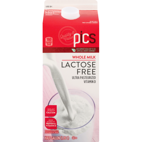 PICS Milk, Whole, Lactose Free Same-Day Delivery or Pickup