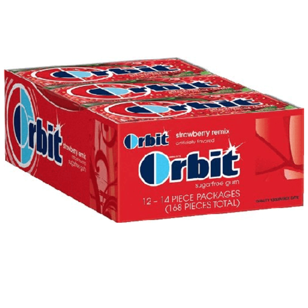 Orbit - Strawberry Remix Gum - 12ct