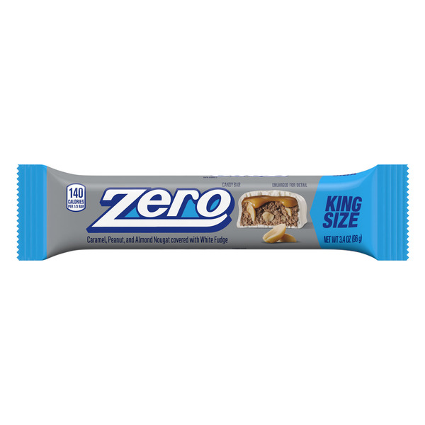 菓子 pg ZERO White Fudge, Caramel, Peanut, Almond Nougat King Size, Candy