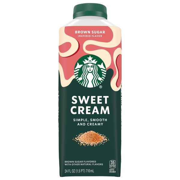 Starbucks Brown Sugar Inspired Flavor Sweet Cream