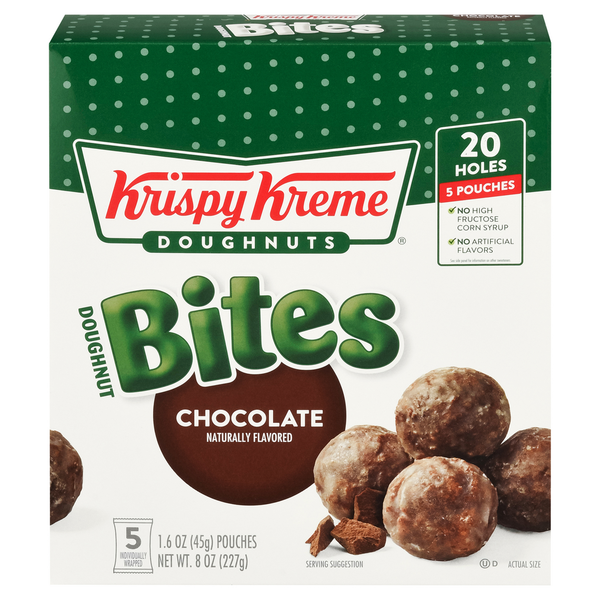 Krispy Kreme Doughnut Bites, Chocolate