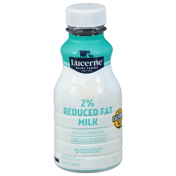 Lucerne Milk, Reduced Fat, 2% Milkfat