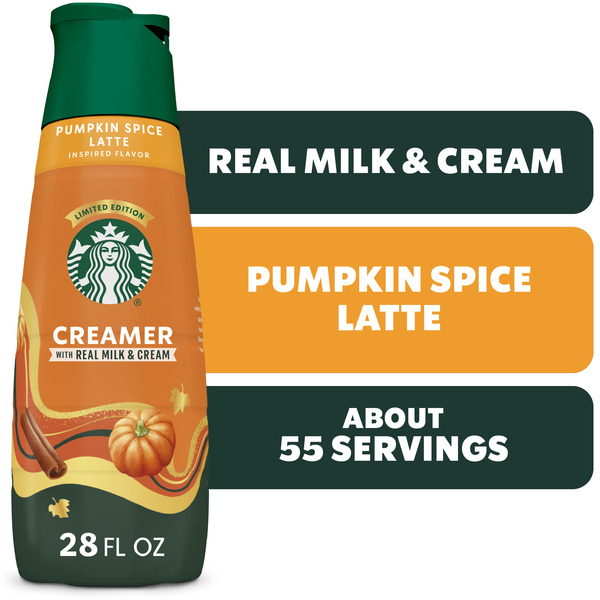 Starbucks Pumpkin Spice Flavored Coffee Creamer Same-Day Delivery