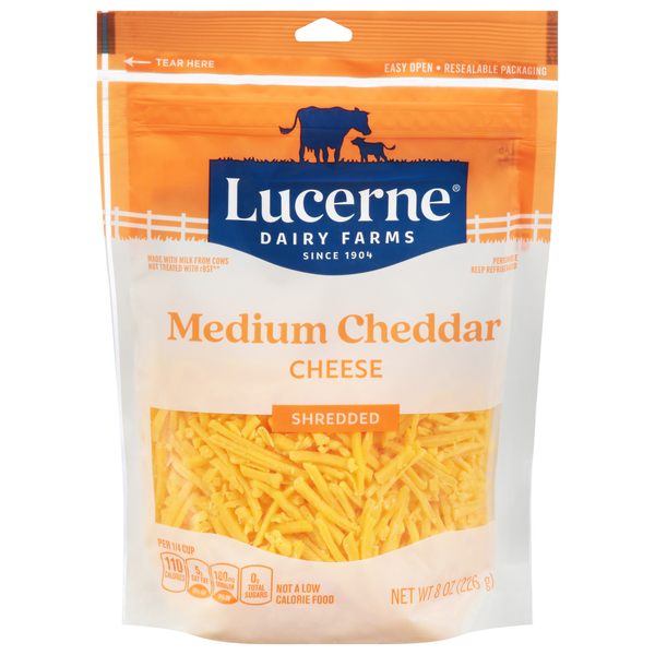 Lucerne Medium Cheddar Shredded Cheese