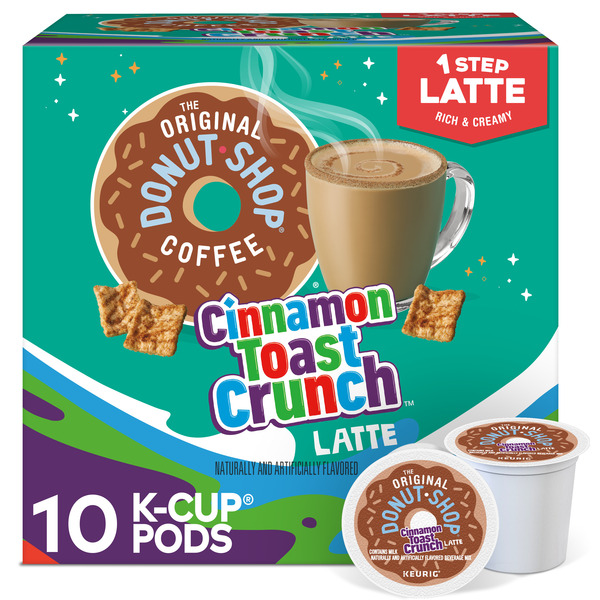 The Original Donut Shop One Step Cinnamon Toast Crunch Latte K-Cup