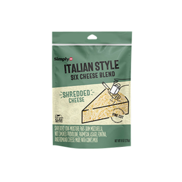 SimplyGO Italian Fine Shredded Cheese
