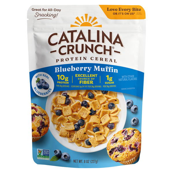 Catalina Crunch Protein Cereal, Blueberry Muffin