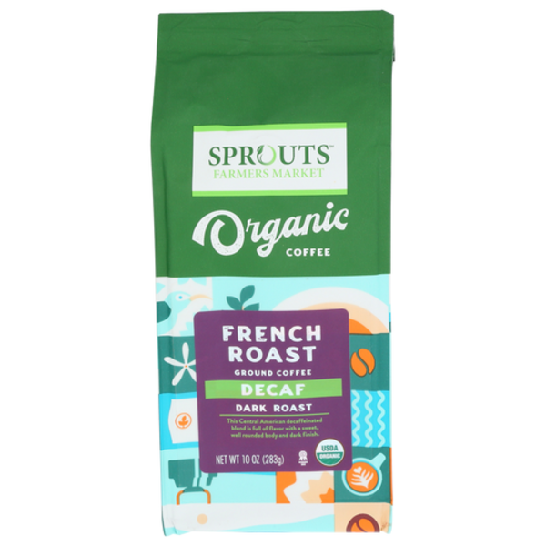 Sprouts Organic French Roast Decaf Ground Coffee