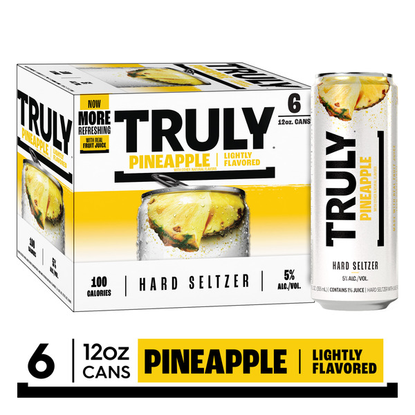 Truly Hard Seltzer Pineapple Hard Seltzer Same-Day Delivery or