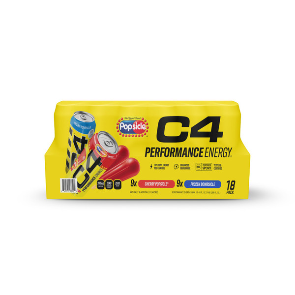 C4 Energy C4 Energy CRB RTD, Carbonated, Variety Same-Day Delivery
