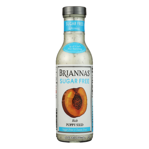 BRIANNAS Dressing, Sugar Free, Rich Poppy Seed Same-Day Delivery or Pickup  | Fresh Thyme Market