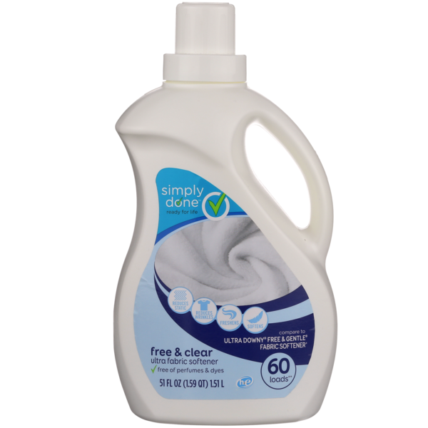 Simply Done Free & Clear Ultra Fabric Softener (51 fl oz) Instacart