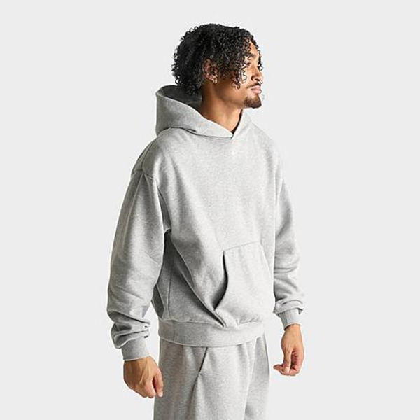 Nike Men's Solo Basketball Pullover Concept Hoodie, M - Gray/White