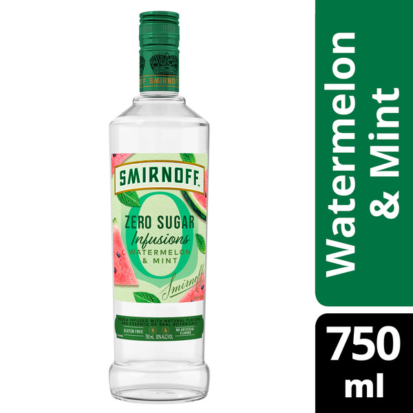 Smirnoff Zero Sugar Infusions Watermelon & Mint (Vodka Infused