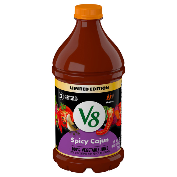 V8 Spicy Cajun 100% Vegetable Juice Same-Day Delivery | Dierbergs