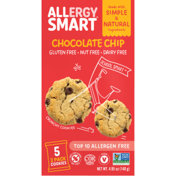 Allergy Smart Chocolate Chip Cookies 5 Pack