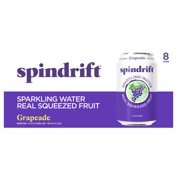 Spindrift Grapeade Sparkling Water
