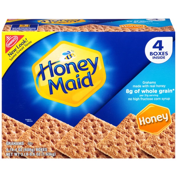 Nabisco Honey Maid Graham Crackers, 4 x 14.4 oz (14.4 oz) from Costco