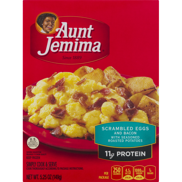Aunt Jemima Scrambled Eggs And Bacon With Seasoned Roasted Potatoes 5 25 Oz Instacart