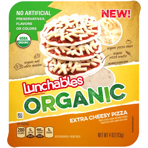 Lunchables Organic Cheese Pizza Convenience Meal (4 oz) Instacart