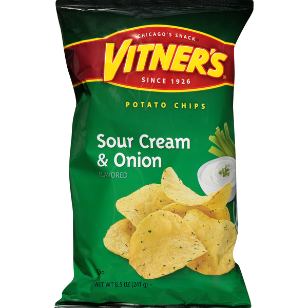 Vitner's Potato Chips, Sour Cream & Onion Flavored (8.5 oz) Instacart