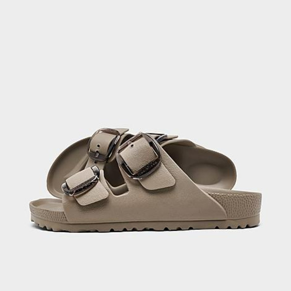 BIRKENSTOCK Women's Big Buckle EVA Sandals, Size 39 - Grey Taupe