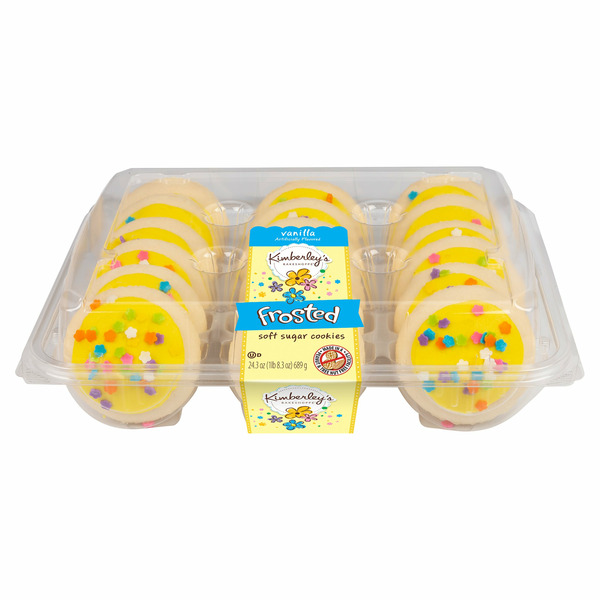 Kimberley's Bakeshoppe Vanilla Frosted Soft Sugar Cookies