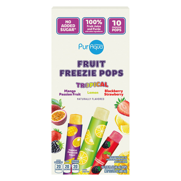 PurAqua Tropical Freezie Pops Same-Day Delivery or Pickup | ALDI