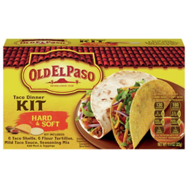 Old El Paso Hard and Soft Taco Dinner Kit