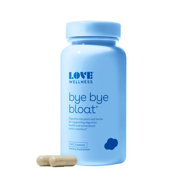 Love Wellness Bye Bye Bloat: Debloating Capsules - 60 ct