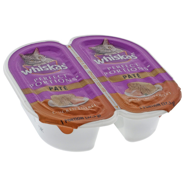 Whiskas Food for Cats, Premium, Chicken Entree, Pate Same-Day