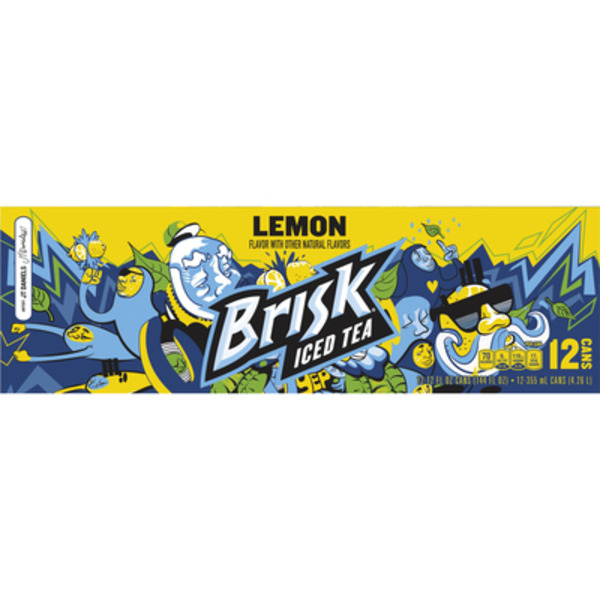 Brisk Lemon Iced Tea 12 Pack