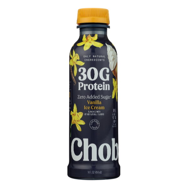Chobani Zero Added Sugar Vanilla Ice Cream Greek Yogurt Drink Same