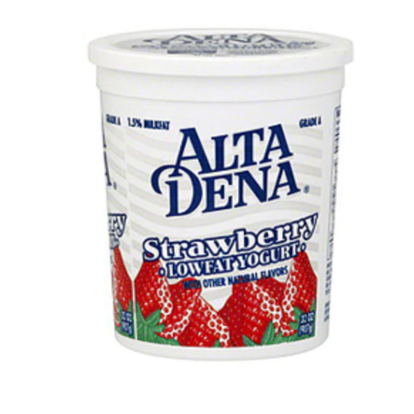 Alta Dena - Strawberry Yogurt, Lowfat  - 32 oz