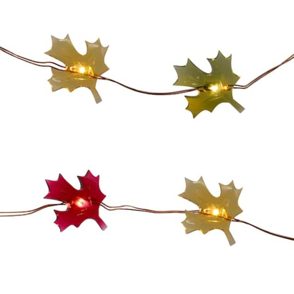 Ashland Maple Leaf Icon LED String Lights