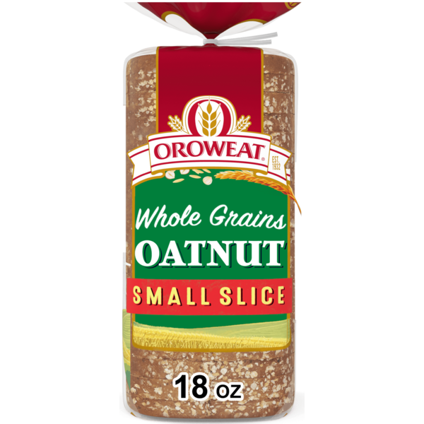 Oroweat Small Slice, Oatnut, Bread, Oat Bread, 18 oz