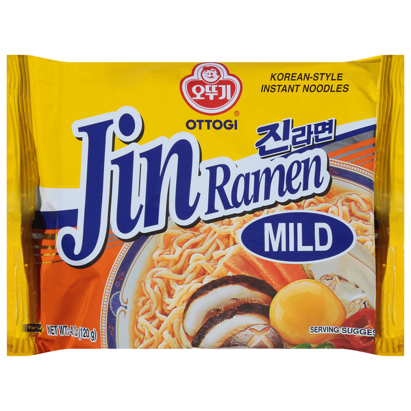 Ottogi Jin Ramen, Mild Same-Day Delivery | United Noodles