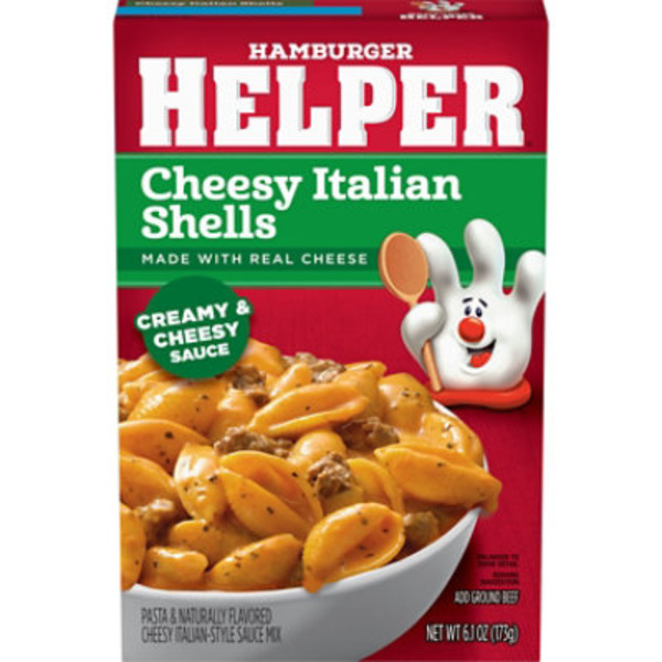 Hamburger Helper Cheesy Italian Shells