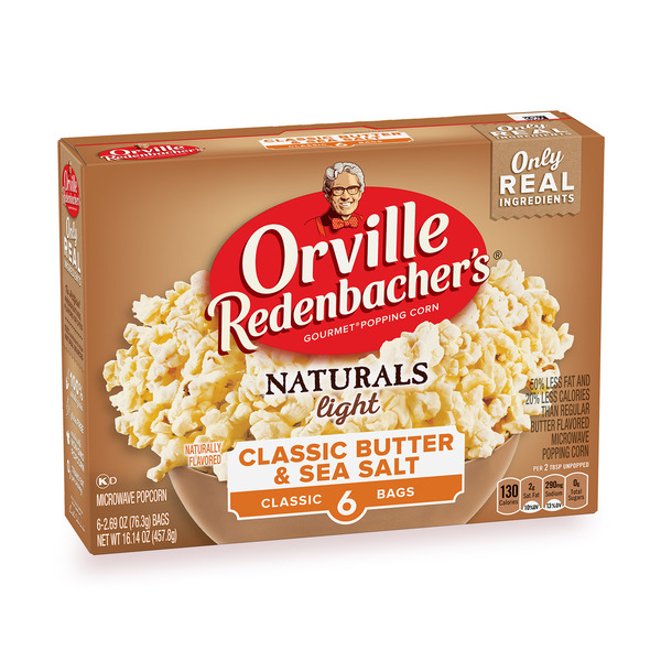 Orville Redenbacher Naturals Light Classic Butter and Sea Salt