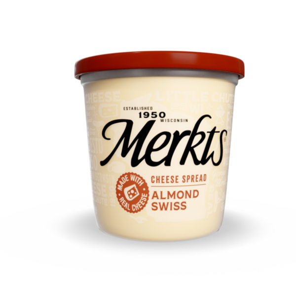 Merkts Swiss Almond Spreadable Cheese Cup Same-Day Delivery or