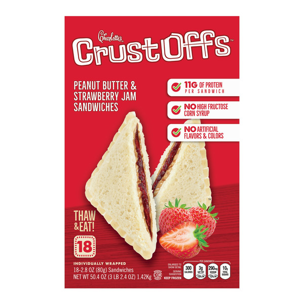Charlotte's Strawberry Crustoffs, 18 x 2.8 oz