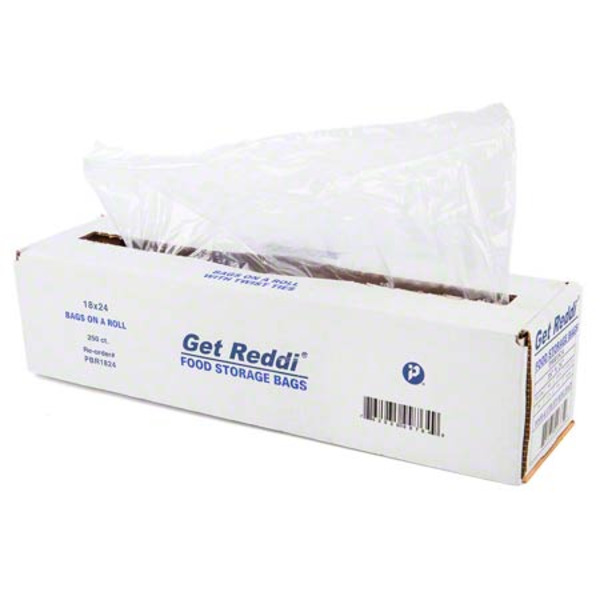 Get Reddi- 18x24 Clear Poly Bags - 250 Ct