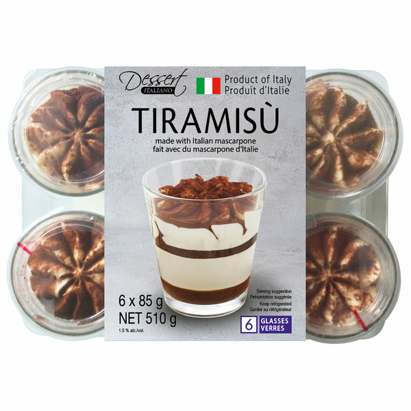 Fresh Italian Tiramisu 6-count