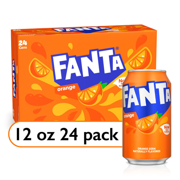 Fanta Orange Soda Cans