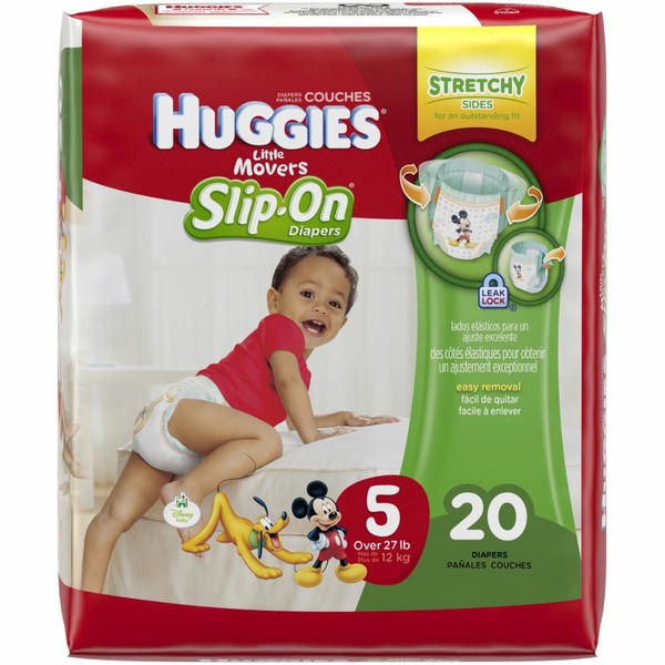 huggies supreme little movers slip on size 5 huggies little movers huggies slip ons size 6