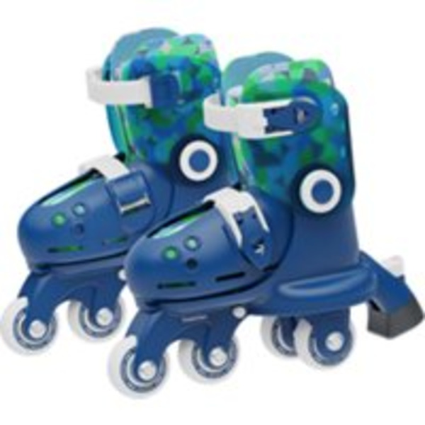 Yvolution Kids' Twista Adjustable 2-in-1 Roller Skates, L
